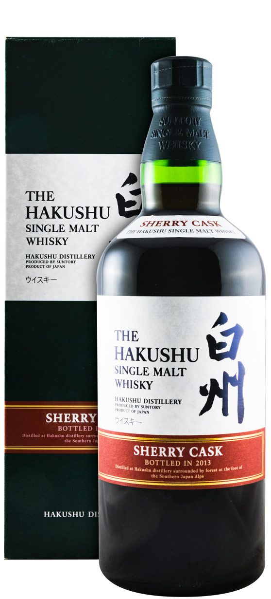 Suntory Hakushu Sherry Cask Single Malt (engarrafado em 2013)
