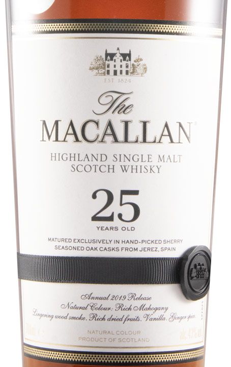 Macallan Sherry Oak 2019 Release 25 years