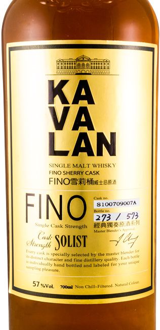 Kavalan Solist Fino Sherry Cask Single Malt 57%