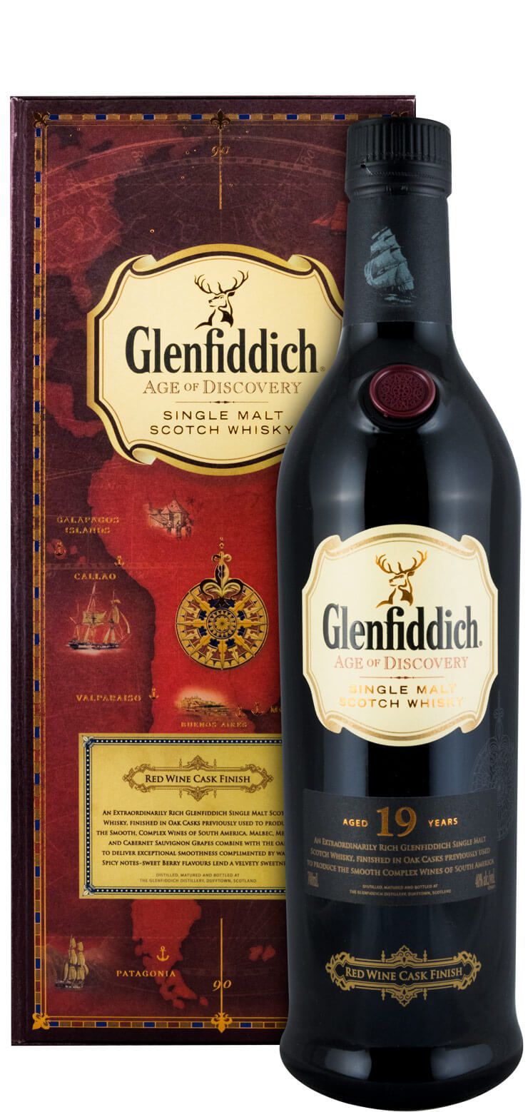 Glenfiddich 19 anos Age of Discovery Red Wine Cask