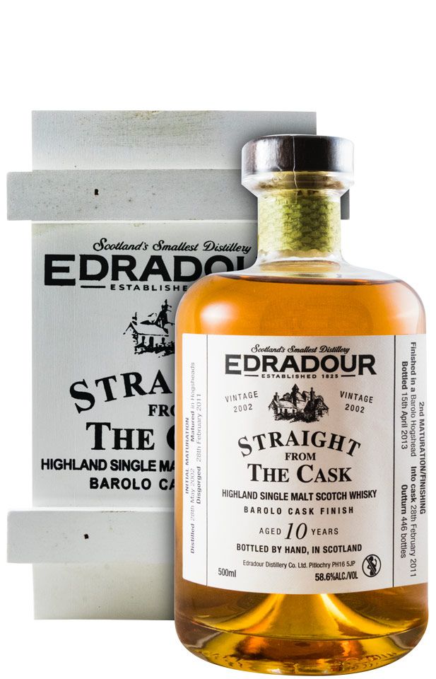 2002 Edradour 10 years Barolo Cask Finish 50cl