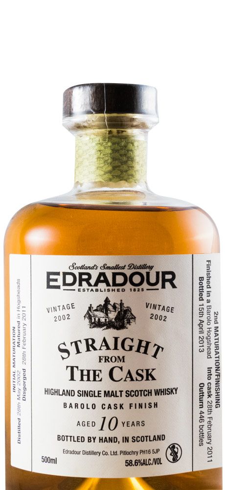 2002 Edradour 10 years Barolo Cask Finish 50cl