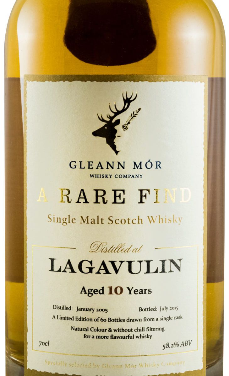 2005 Lagavulin Gleann Mór A Rare Find 10 anos 58.2%