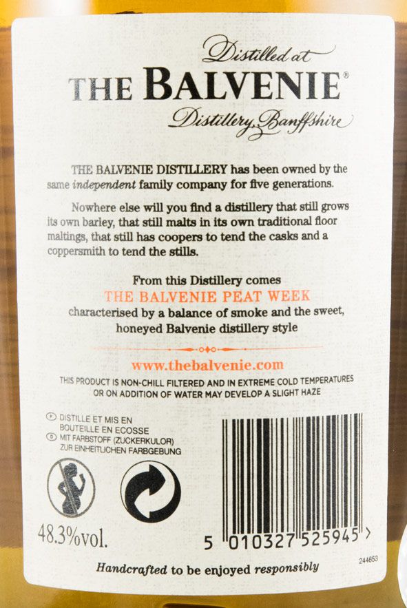 2003 Balvenie Peat Week 14 anos