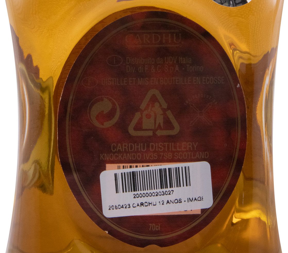 Cardhu 12 anos Highland