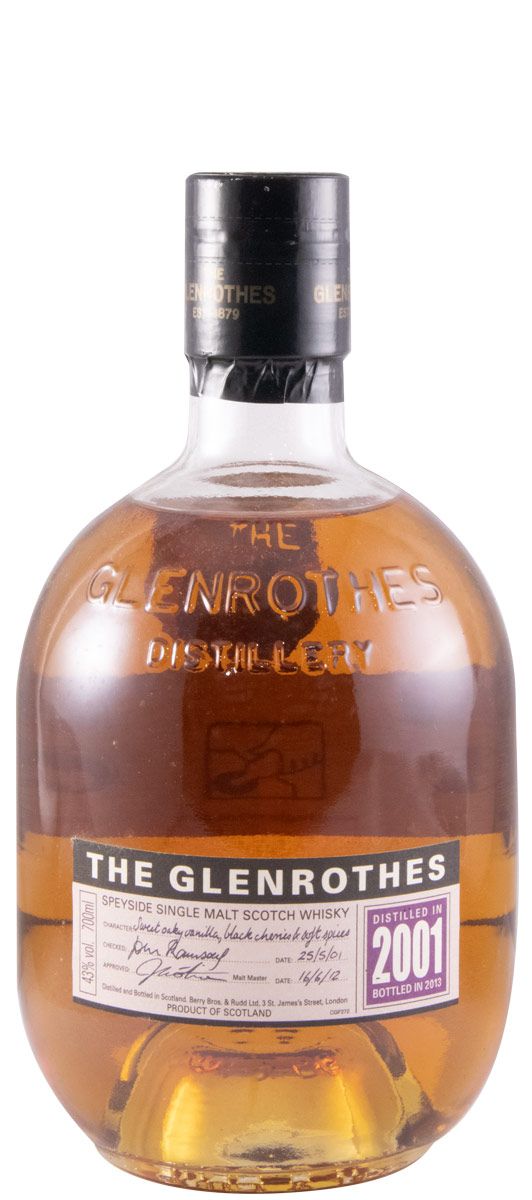 2001 Glenrothes (engarrafado em 2013)