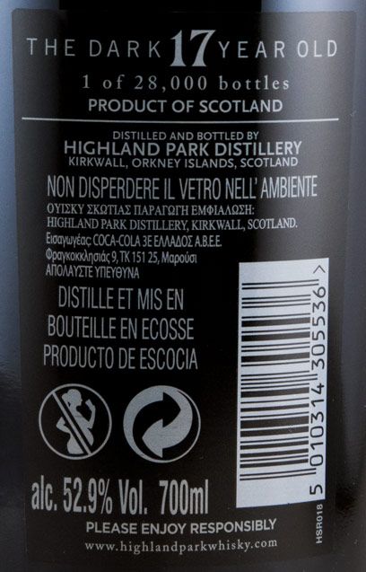 Highland Park The Dark 17 years