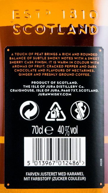 Jura Single Malt 10 anos