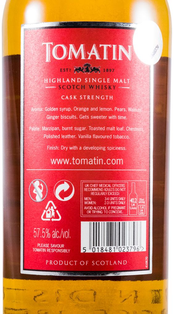 Tomatin Cask Strength Edition
