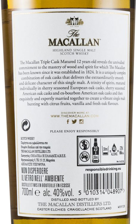 Macallan Triple Cask 12 anos