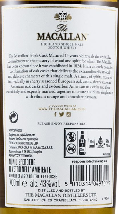 Macallan Triple Cask 15 anos