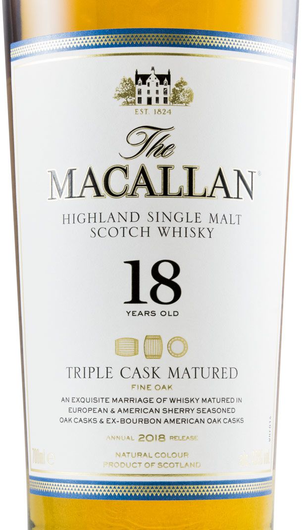 Macallan 18 years Triple Cask