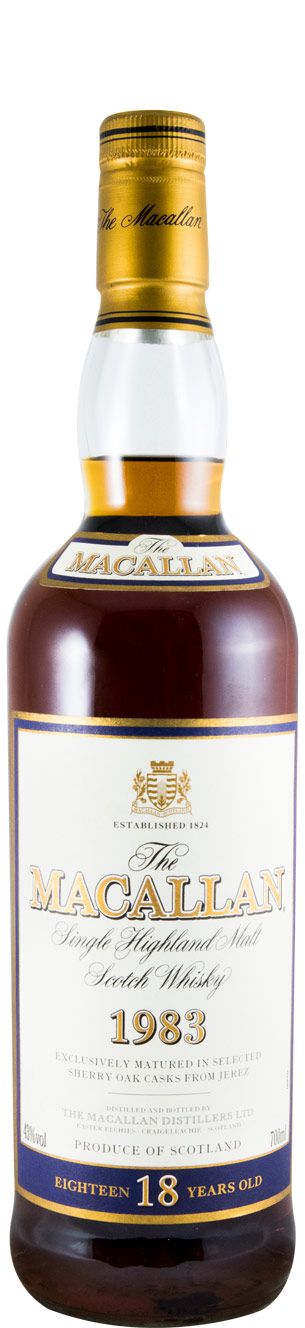 1983 Macallan Sherry Cask 18 anos