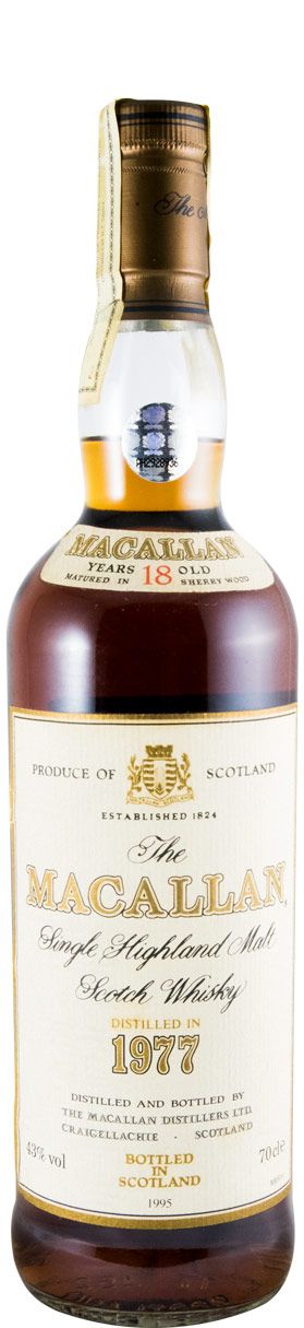 1977 Macallan 18 anos Sherry Cask (engarrafado em 1995)