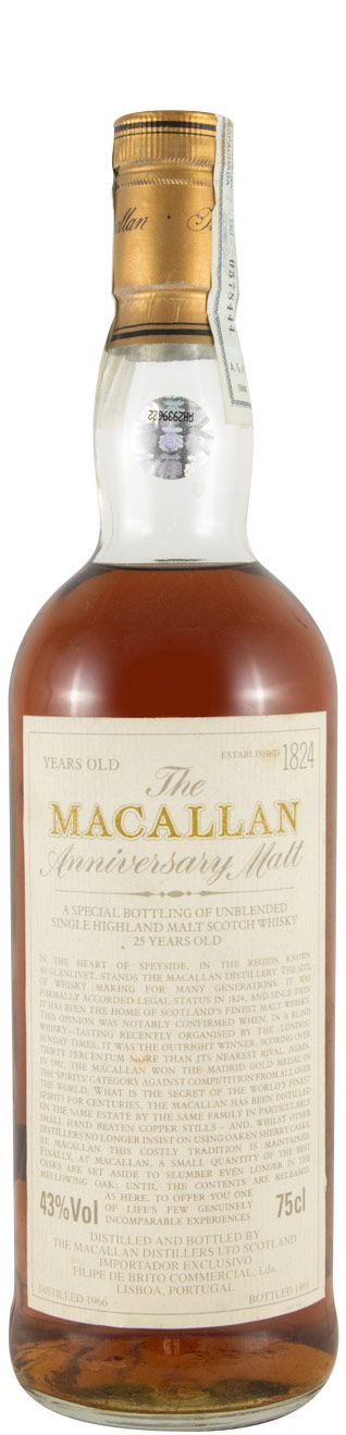 1966 Macallan 25th Anniversary 75cl