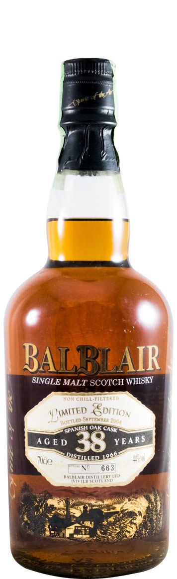 Balblair 38 anos (garrafa n.º663)