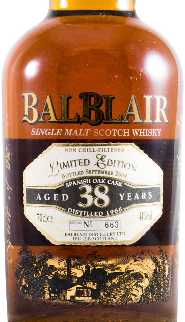 Balblair 38 anos (garrafa n.º663)