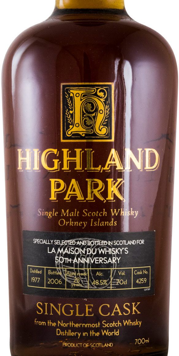 1977 Highland Park Single Cask (bottled in 2006)