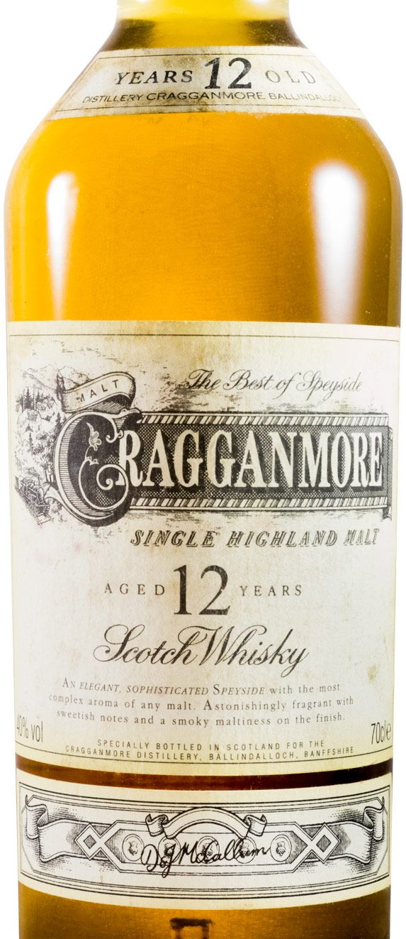 Cragganmore 12 anos (rótulo antigo)