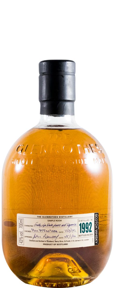 1992 Glenrothes (bottled in 2004)