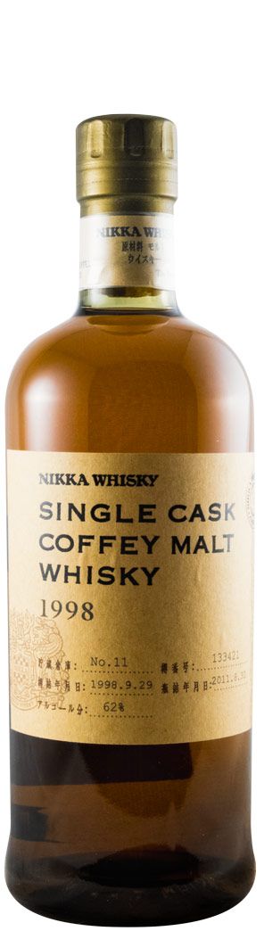 1998 Nikka Coffey Malt Cask N.º 133421 Lote 11