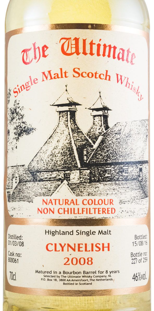 2008 The Ultimate Clynelish Cask N.º 800061