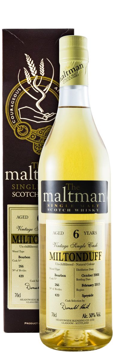 2008 Miltonduff 6 anos Un-chillfiltered