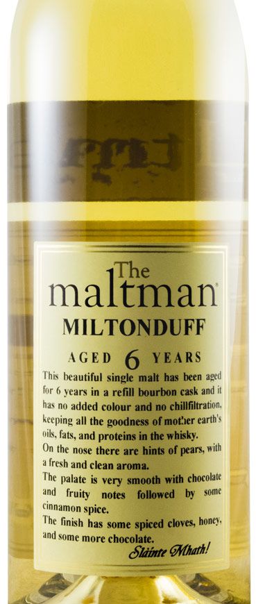 2008 Miltonduff 6 anos Un-chillfiltered