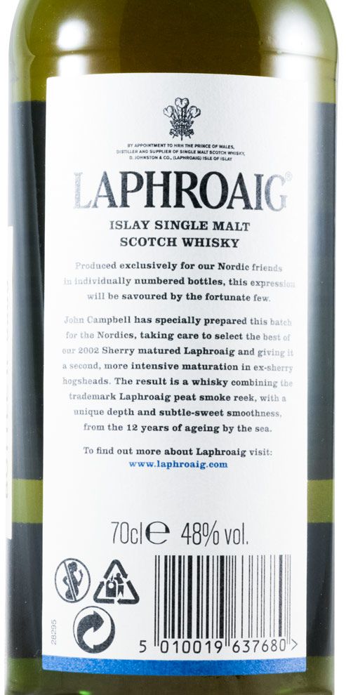 Laphroaig For The Nordics 12 years (bottle n.º 809)