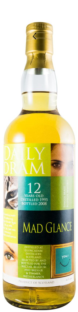 1995 Glencadam Daily Dram Mad Glance 12 anos