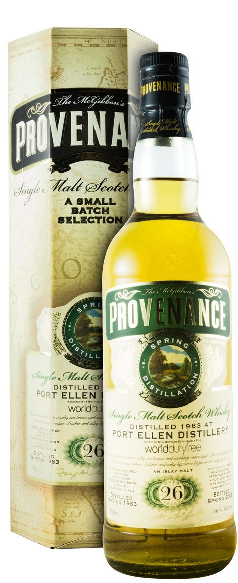 1983 Port Ellen 26 anos Mcgibbon Provenance