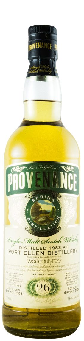 1983 Port Ellen 26 anos Mcgibbon Provenance