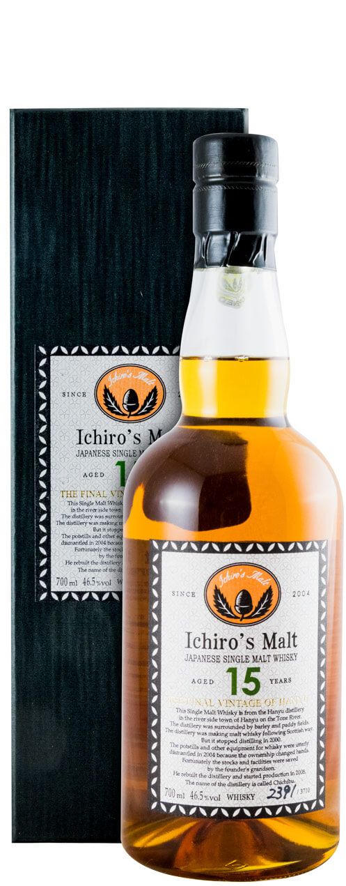 2000 Chichibu Ichiro's Malt The Final Vintage of Hanyu Single Malt 15 anos