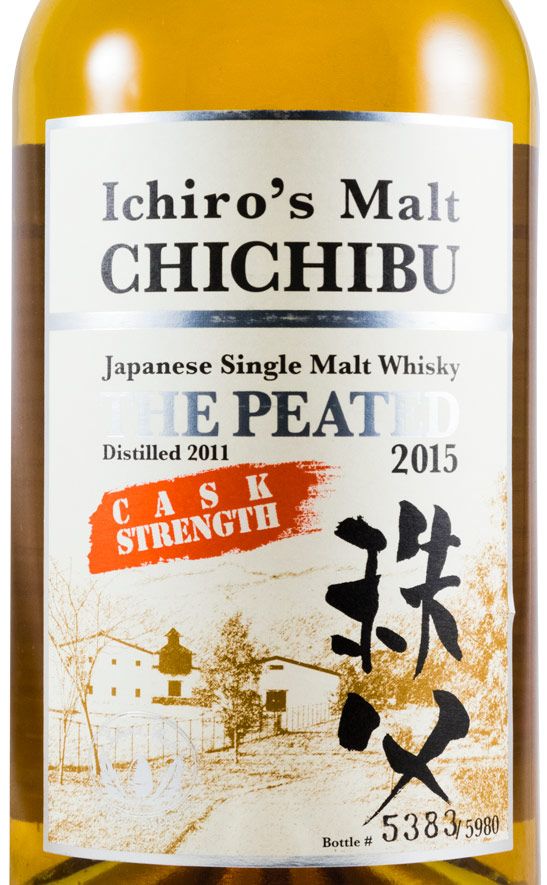 2011 Chichibu Ichiro's Malt The Peated Cask Strength Single Malt (engarrafado em 2015)