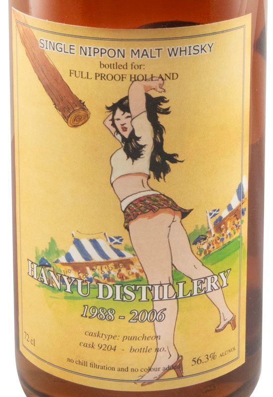 Hanyu Full Proof Holland 1988-2006 Cask N.º 9204 72cl