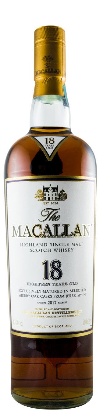 2017 Macallan 18 years Sherry Cask