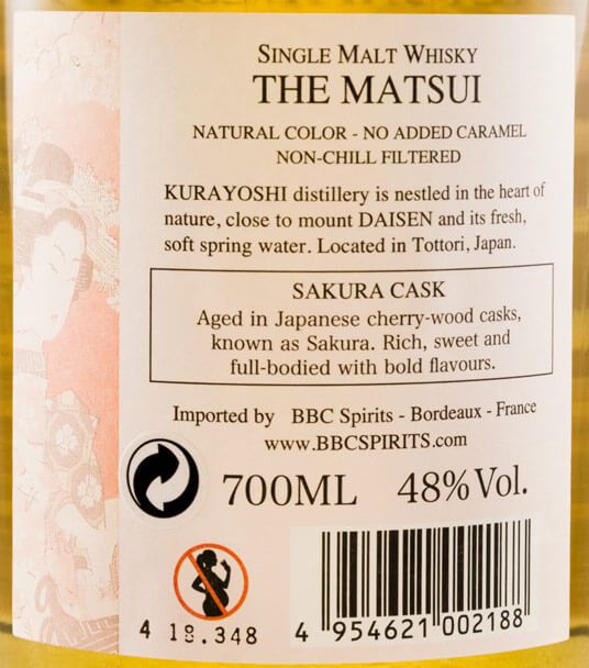 The Matsui Sakura Cask Single Malt