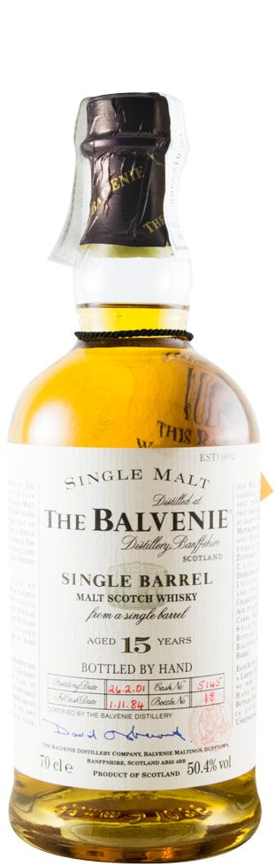 1984 Balvenie Single Barrel Cask N.º 5145 15 years (bottled in 2001)