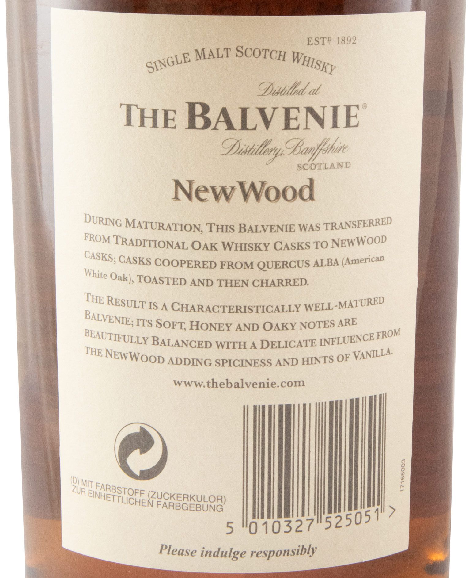 Balvenie New Wood 17 anos