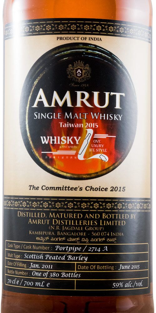 2011 Amrut Taiwan (engarrafado em 2015)