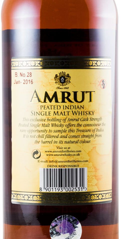 Amrut Cask Strength Peated Indian