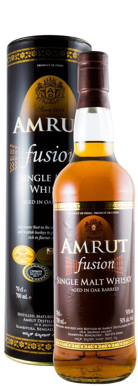 Amrut Fusion Aged In Oak Barrels