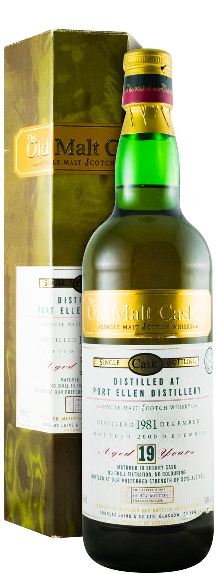 1981 Port Ellen The Old Malt Cask Sherry Cask 19 anos (engarrafado em 2000)