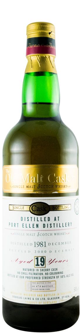 1981 Port Ellen The Old Malt Cask Sherry Cask 19 anos (engarrafado em 2000)