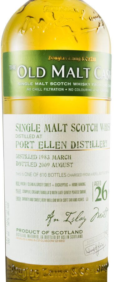 1983 Port Ellen The Old Malt Cask Sherry Cask 26 anos (engarrafado em 2009)