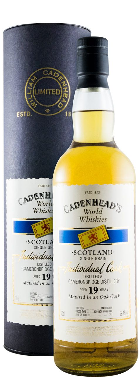 Cadenhead's Cameronbridge 19 years Individual Cask