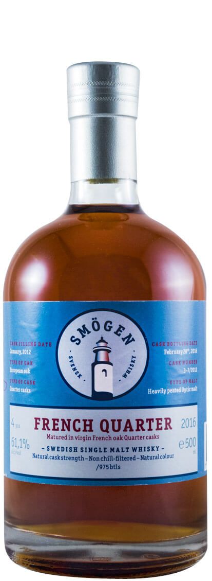 2016 Smögen French Oak Quarter Casks 4 anos 50cl