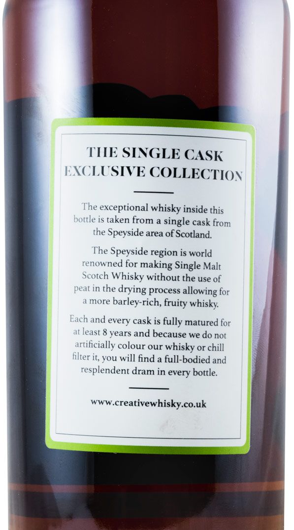Speyside 8 anos Single Cask Exclusives Cask N.º 001