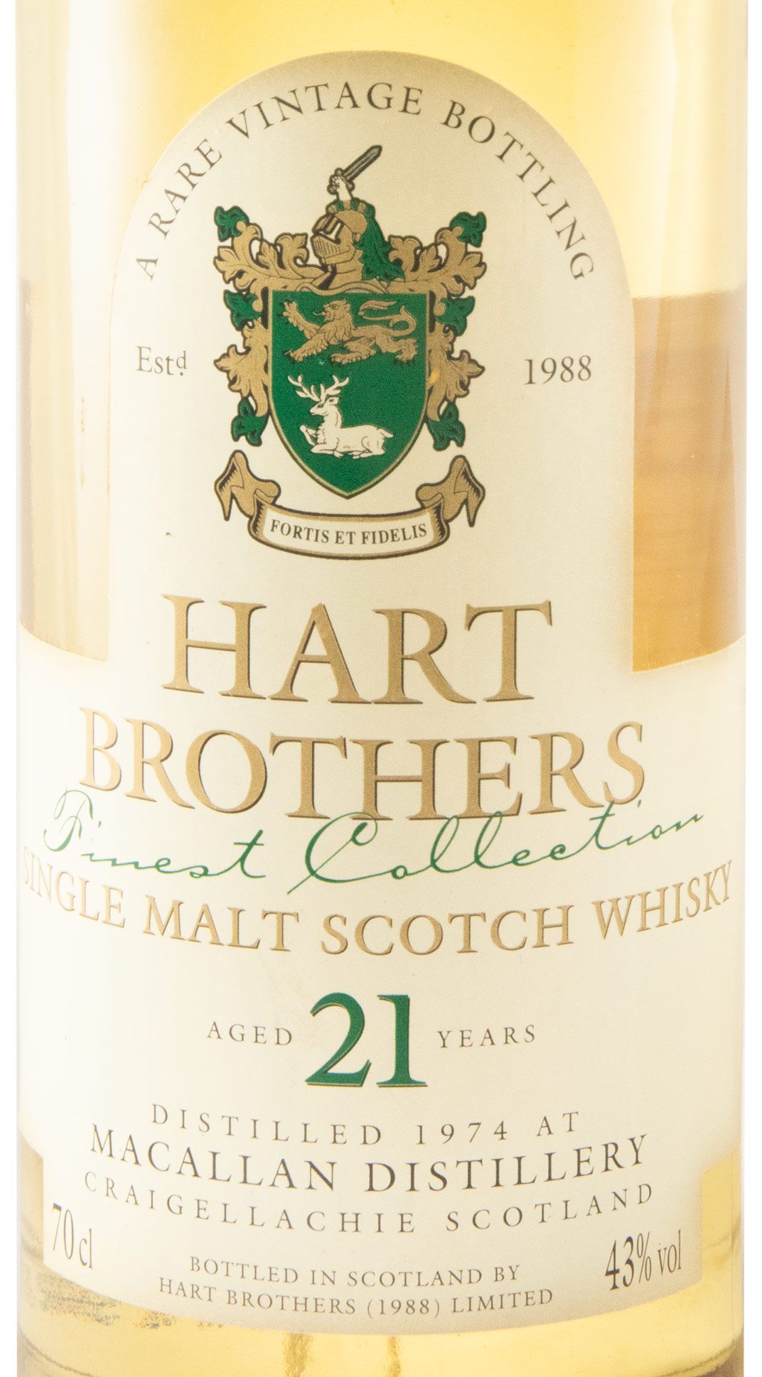 1974 Hart Brothers Macallan 21 anos