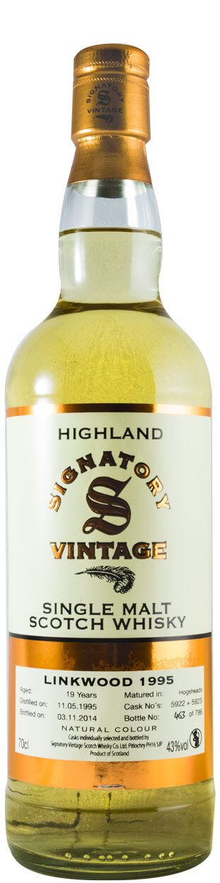 1995 Signatory Vintage Linkwood 19 anos